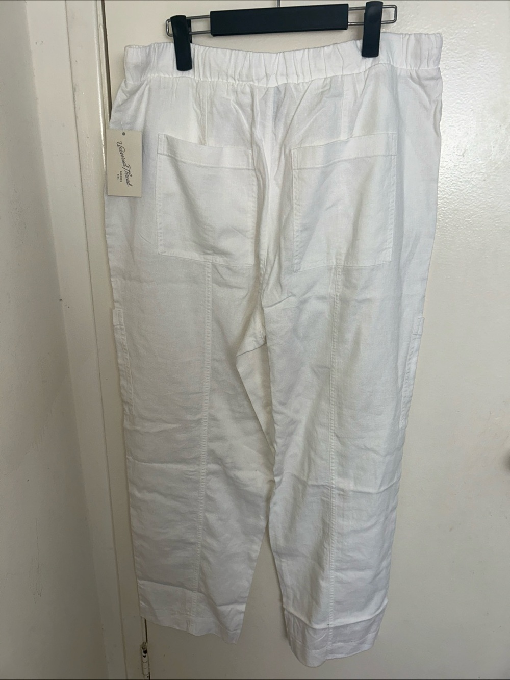 Universal Thread Cream Drawstring Waist Pants - Picture 3 of 10